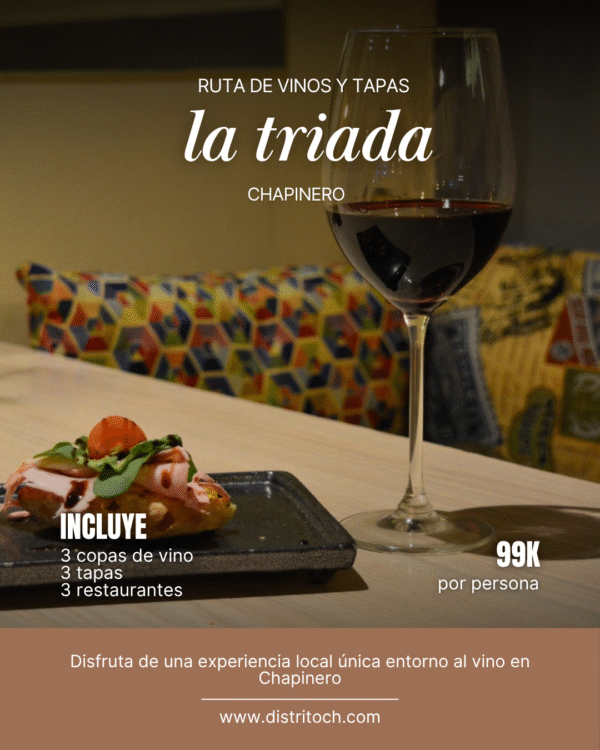 La Triada - Tour y cata de Vinos y Tapas en Chapinero